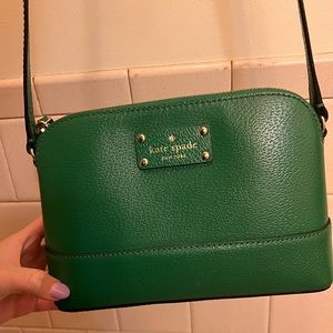 Emerald green Kate Spade purse